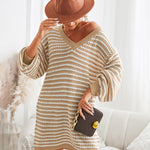 Striped Sweater Dress