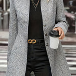 Bianca | Timeless Herringbone Long Coat