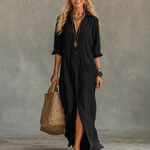 Vivienne | Button-Down Maxi Dress