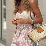 Women's White V-Neck Lace Camisole Top