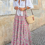 Plan for Paradise Floral Smocked Waist Maxi Dress