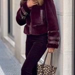 Short vintage fur coat
