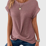 Lina | Stylish Crew Neck Blouse