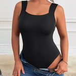 Chicme Contourx U Neck Shapewear Built In Bra Sleeveless High Strechy Slim Fit Tank Bodysuits