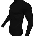 KZZ Men's Milk Silk Long Sleeve