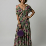 Calen | Off Shoulder Flow Midi Dress