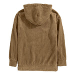 KZZ Men's Autumn/Winter Hooded Solid Color Hoodie