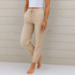 Anna | Premium Breathable Linen Stretch Trousers
