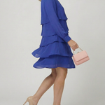 Kirax | Clean Layered Knee Length Dress