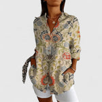 Fiona | Chic Floral Elegance Blouse