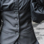 Adjustable Waist Half Suit Vest