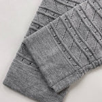 V-Neck Hollow Out Long Sleeve Knit Dress