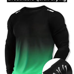 KZZ Men's Casual Athletic Fashion Activewear Long Sleeve T-Shirt