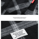 KZZ Casual Vintage Plaid Long Sleeve Shirt