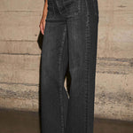 Margovil High Rise Double Patch Pocket Straight Leg Pants