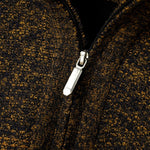 KZZ Men's color-blocked striped knit pullover