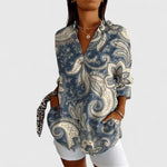 Heather | Chic Floral Elegance Blouse