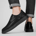 Men's Textured Derby Shoes | Refined Smart-Casual Fit