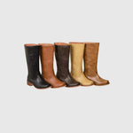 Brigida | LEATHER KNEE-HIGH BOOTS