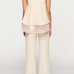 High Waist Solid Bell Bottom Pants