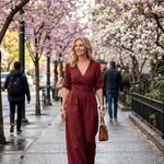 Wanda™ | Cross Front Wide Leg Jumpsuit