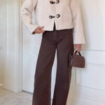 DOUBLE-FACED JACKET WITH TOGGLES