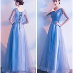 Elise Robertson | Sparkle Tulle A-line Maxi Gown For Women