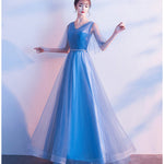 Elise Robertson | Sparkle Tulle A-line Maxi Gown For Women