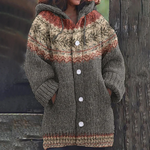Harriët | Warm Knit Hooded Cardigan