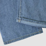 High Waisted Wide Leg Denim Pants Loose Fit Floor-Length Jeans