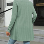 Open Front Cardigan Long Sleeve Knit Sweater Outwear
