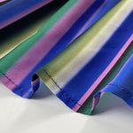 Long Sleeves Loose Split-Joint Striped Lapel Maxi Dresses Shirt Dress