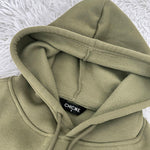 Argyle Textured Button Down Side Slit Long Sleeve Fleece Teddy Coat Hooded Jacket Warm Outwear