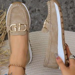 Ellie | Buckled Flat Loafers
