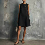 Margot | Linen Mini Dress