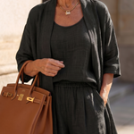 Yael™ | Three Piece Relaxed Top Pant Set