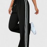 Alanys Side-Detail Flared Sport Pants