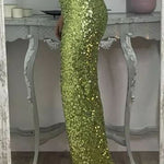 Valentina Rossi | Sequin Straight-Leg Party Pants For Women
