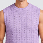 KZZ Men's Summer Short-Sleeve Knitwear Set