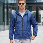 KZZ Men's Lightweight Hooded Outdoor Jacket