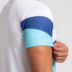KZZ Color-block crew-neck T-shirt and elastic-waist shorts