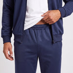 KZZ Men's Zip-Up Sports Jacket and Drawstring Pants