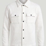 KZZ Men's Classic Solid-Color Collared Long-Sleeve Shirt with Dropped Shoulders