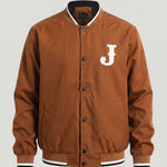KZZ Men's Printed Button-Front Jacket