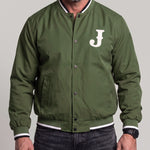 KZZ Men's Printed Button-Front Jacket