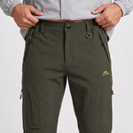 KZZ Men's winter basic warm trousers