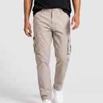 KZZ Men's solid-color cargo pants