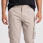 KZZ Men's solid-color cargo pants