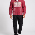KZZ Men's Thick Universal Zipper Hoodie