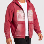 KZZ Men's Thick Universal Zipper Hoodie